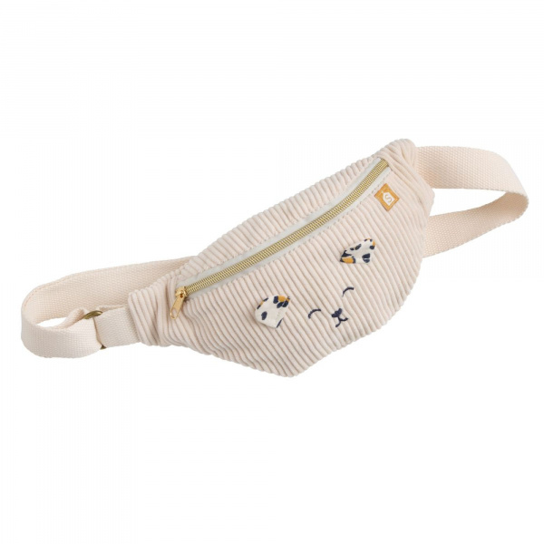 Sac banane léopard rose Sauthon baby deco