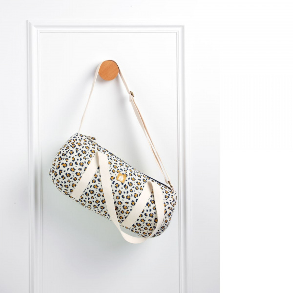 Sac de voyage léopard blanc Sauthon baby deco
