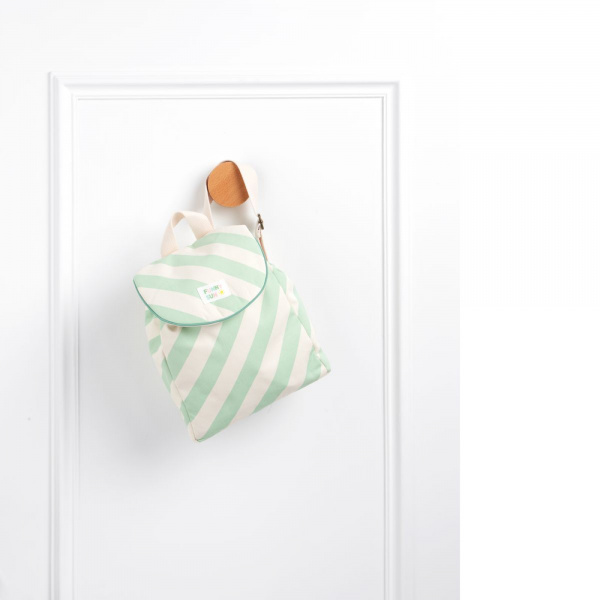 Sac à dos vert Sauthon baby deco