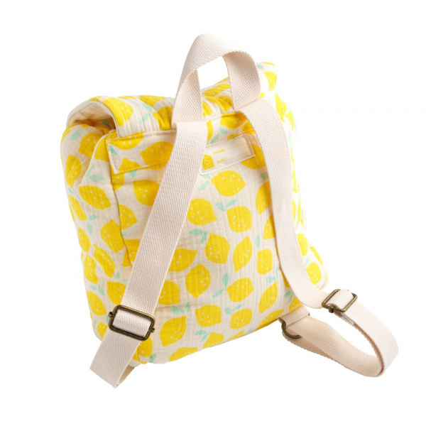 Sac à dos citron Sauthon baby deco