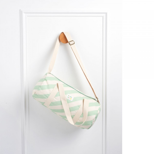 Sac polochon vert Sauthon baby deco