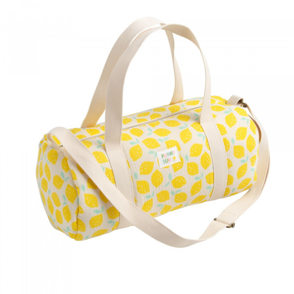 Sac polochon citron Sauthon baby deco