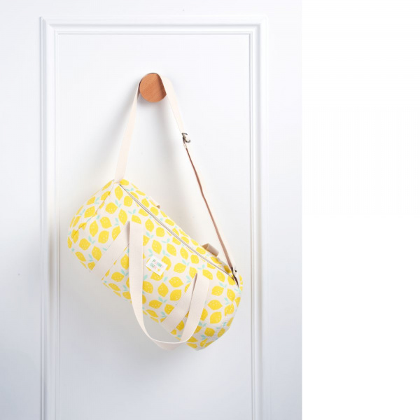 Sac polochon citron Sauthon baby deco