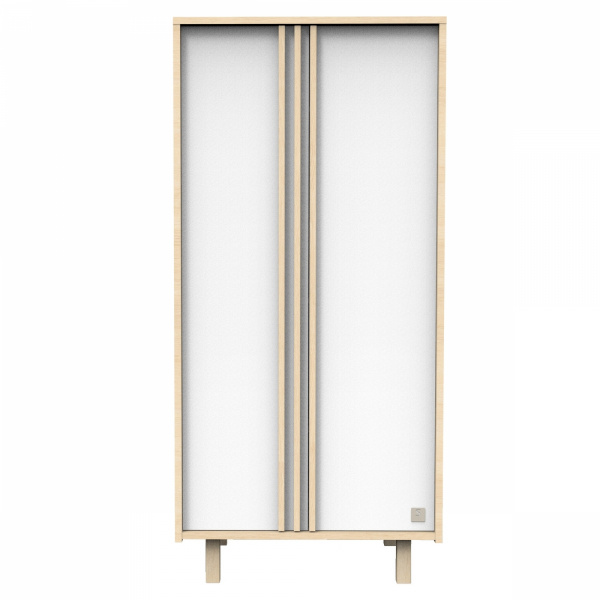 Armoire 2 portes nature Sauthon meubles