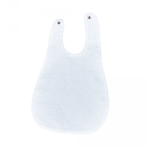 Bavoir plastifié miss fleur de lune nuage Sauthon baby deco