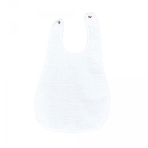 Bavoir plastifié blue baleine blanc Sauthon baby deco