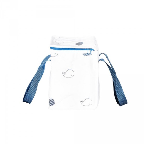 Sac isotherme bébé blue baleine Sauthon baby deco