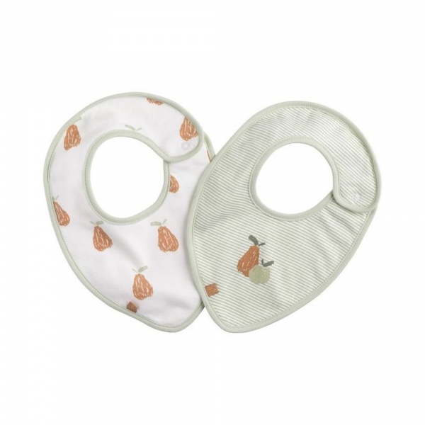Lot de 2 bavoirs bébé botanica Sauthon baby deco