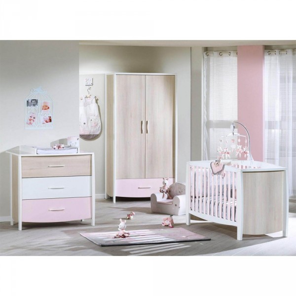 Lot de 2 bavoirs lilibelle Sauthon baby deco