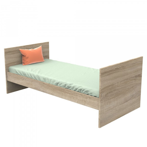 Lit évolutif bébé combiné 70x140 cm en 140x200 cm nova rose canyon Sauthon meubles