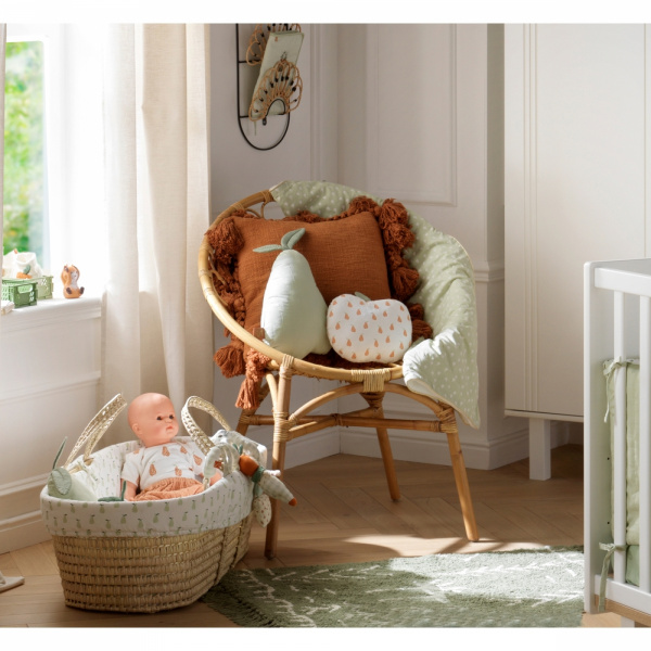 Couffin avec habillage botanica Sauthon baby deco