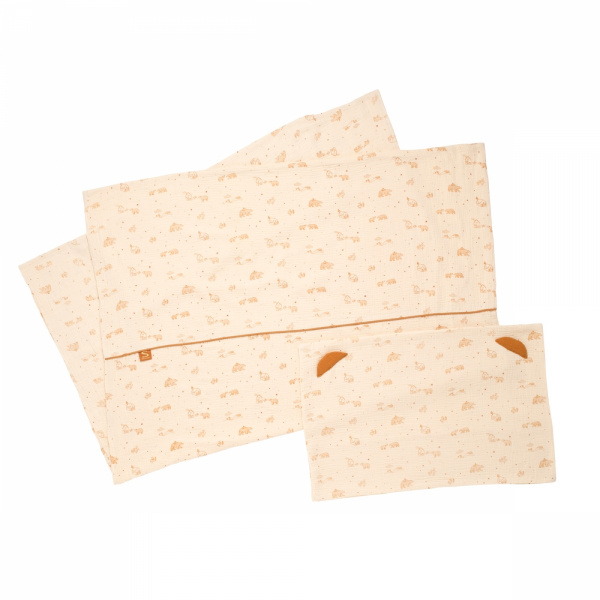 Housse de couette + taie d'oreiller orsino Sauthon baby deco