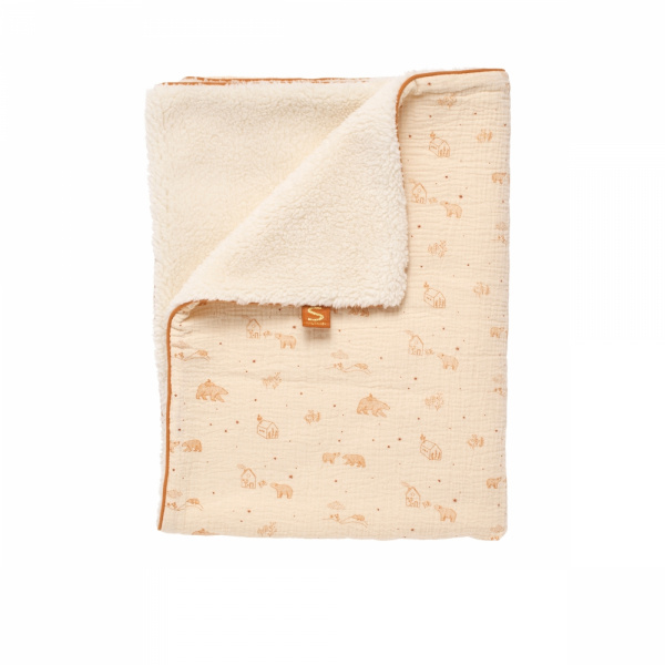 Couverture bébé 75 x 100 cm orsino Sauthon baby deco