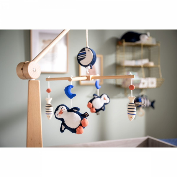 Mobile musical baby sailor Sauthon baby deco