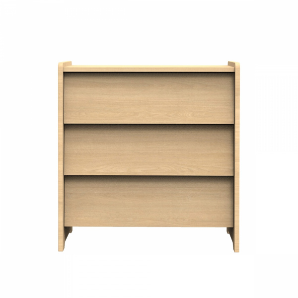 Commode 3 tiroirs cannelle Sauthon meubles