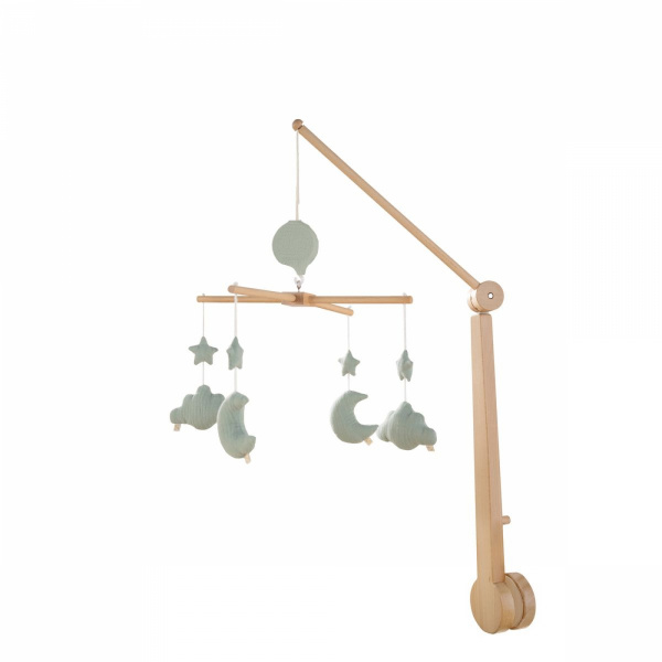 Mobile musical uni sauge Sauthon baby deco