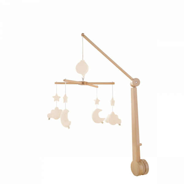 Mobile musical uni vanilla Sauthon baby deco