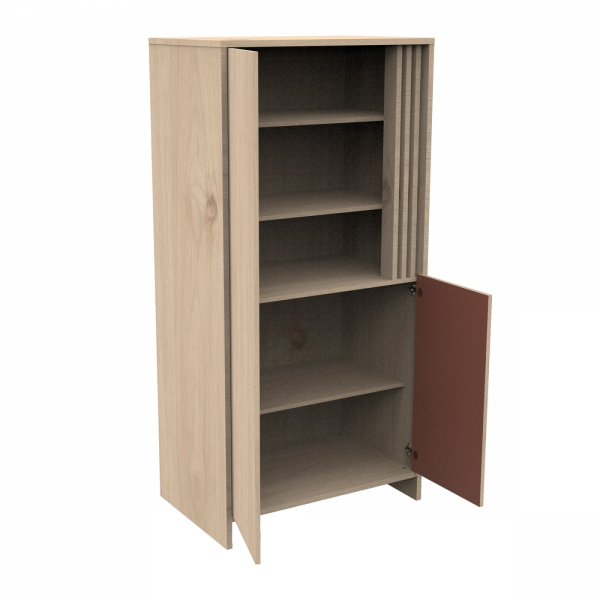 Armoire portes et niche terracotta tokyo Sauthon meubles