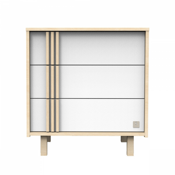 Commode 3 tiroirs nature Sauthon meubles