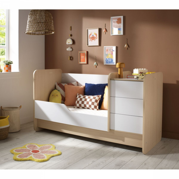 Lit bébé combiné évolutif 70x140cm balloon Sauthon meubles