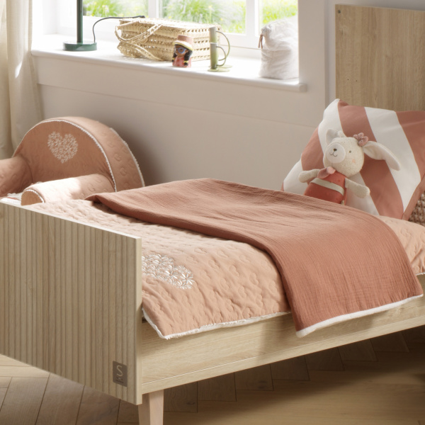 Couverture bébé petit coeur Sauthon baby deco