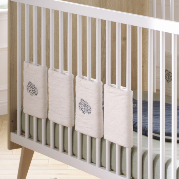 Protège barreaux tour de lit petit nuage Sauthon baby deco