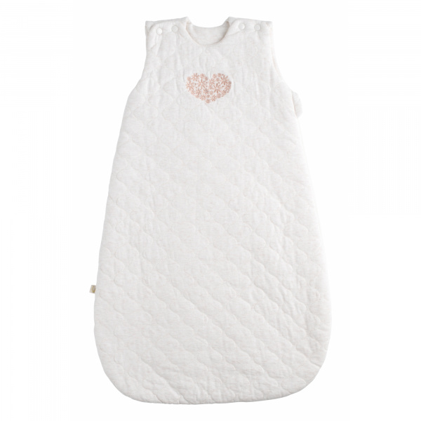 Gigoteuse hiver 0-6 mois petit coeur écru Sauthon baby deco