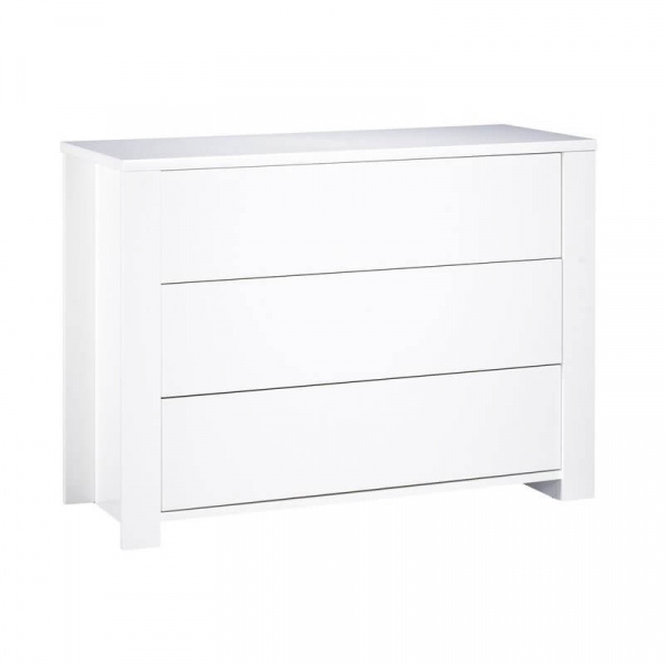 Commode + plan à langer grand modèle loft blanc Sauthon meubles