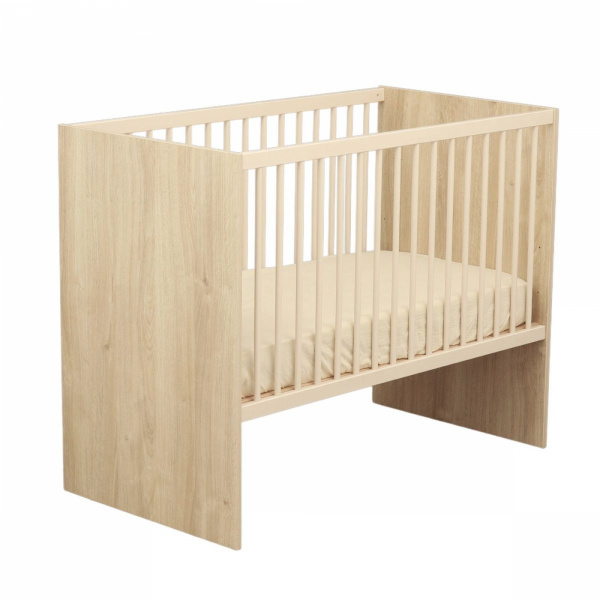 Chambre bébé duo lit 60x120cm + commode 3 tiroirs paloma bois + plan à langer offert Sauthon meubles