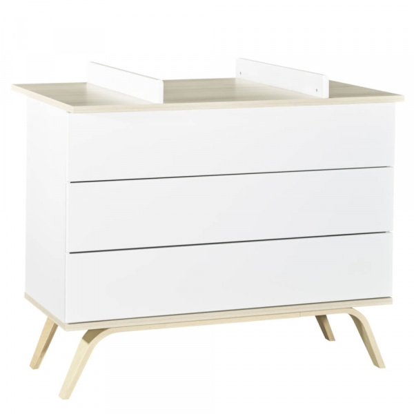Commode + plan à langer petit modèle serena Sauthon meubles