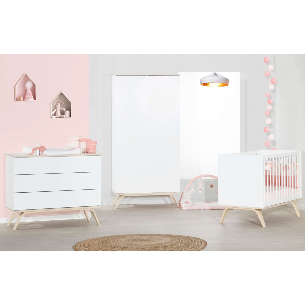 Commode + plan à langer petit modèle serena Sauthon meubles