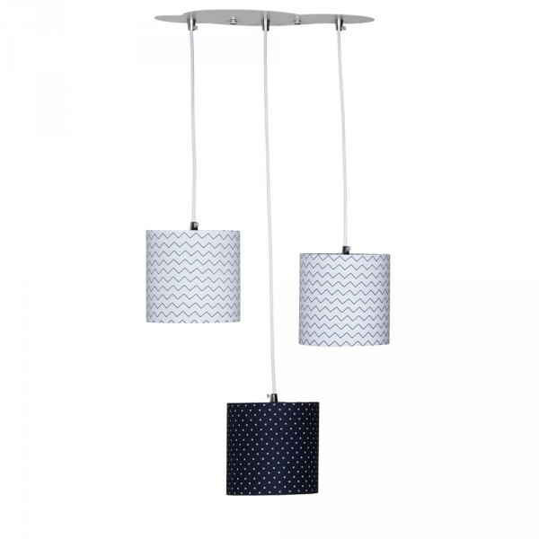 Suspension lumineuse trio hello Sauthon baby deco