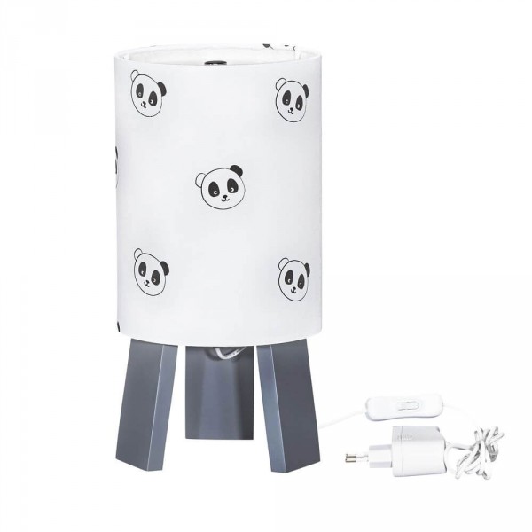 Lampe de chevet moderne panda chao chao Sauthon baby deco