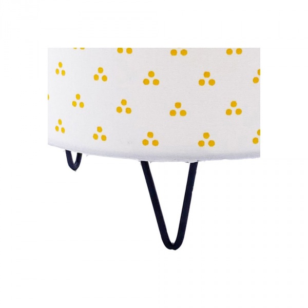 Lampe de chevet pluche et pompon Sauthon baby deco