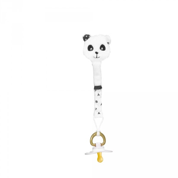 Attache sucette panda chao chao Sauthon baby deco
