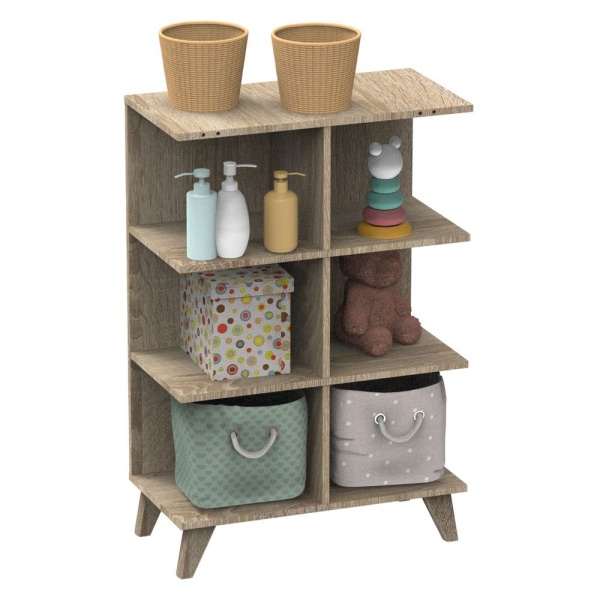 Chambre trio lit 70x140 + commode + armoire nova blanc lin Sauthon meubles