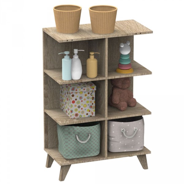 Chambre bébé trio lit bébé 60x120 + commode+armoire nova argile douce Sauthon meubles