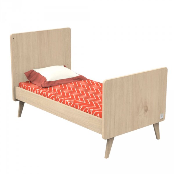 Chambre bébé duo 70x140cm + commode arty + plan à langer offert Sauthon meubles