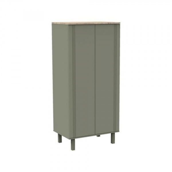 Commode 1 tiroir 2 portes eleonore kaki Sauthon meubles