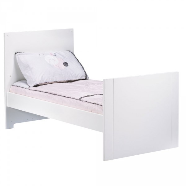 Chambre trio lit + commode + armoire loft blanc + plan à langer offert Sauthon meubles