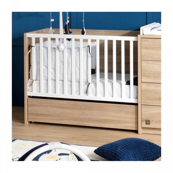 Tiroir sur roulettes pour lit chambre transformable antonin Sauthon meubles