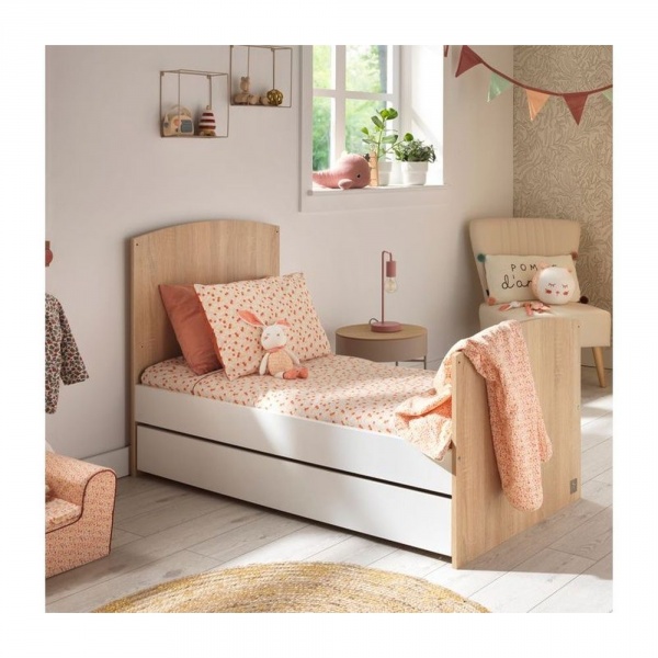 Tiroir de lit 70x140 cm access bois blanc Sauthon meubles