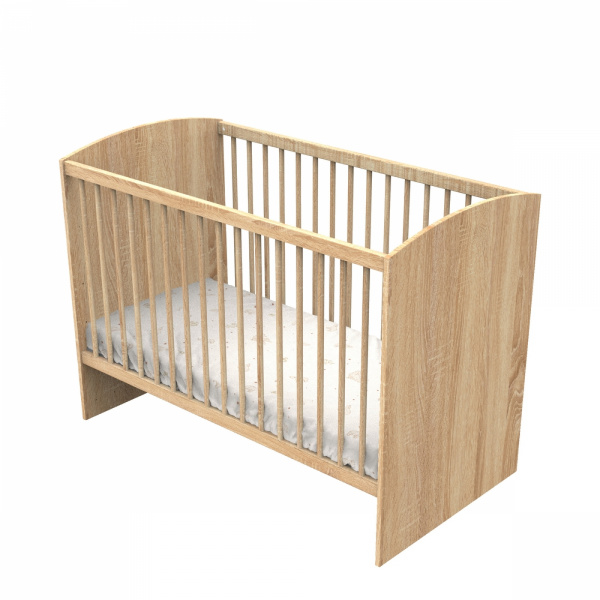 Lit bébé 60x120cm azur Sauthon meubles