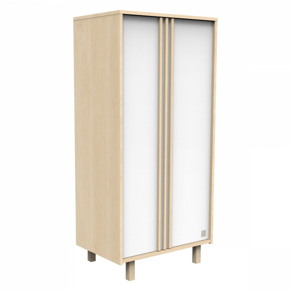 Chambre bébé trio lit 70x140cm + commode + armoire nature + plan à langer offert Sauthon meubles