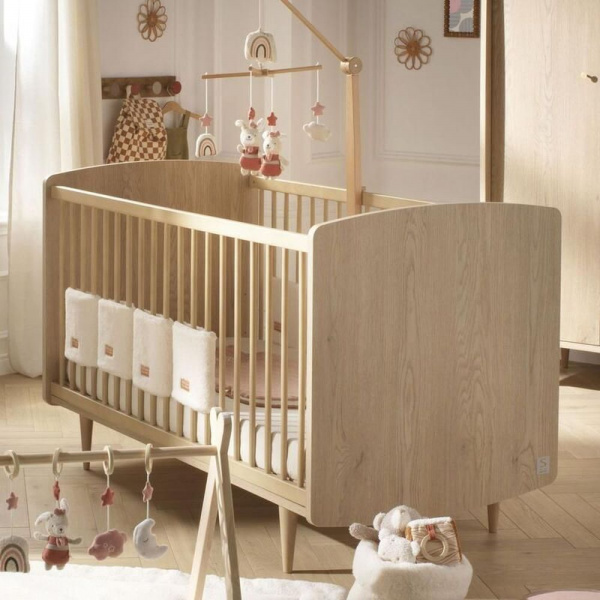 Chambre trio my love 140*70 cm avec commode xxl Sauthon meubles