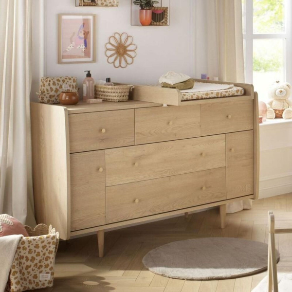 Commode xxl my love avec plan à langer amovible Sauthon meubles