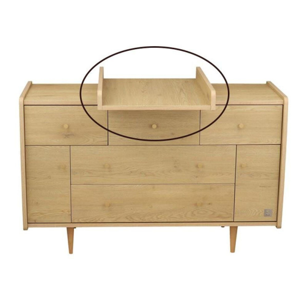 Commode xxl my love avec plan à langer amovible Sauthon meubles