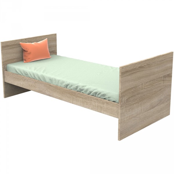 Lit 70x140 évolutif en 90x190 puis 140x190 nova rose canyon Sauthon meubles