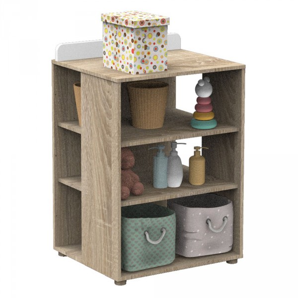 Lit chambre transformable 60x120en lit junior 90x190nova blanc lin Sauthon meubles