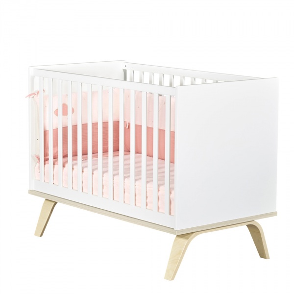 Chambre bébé duo lit 60x120cm + commode serena + plan à langer offert Sauthon meubles